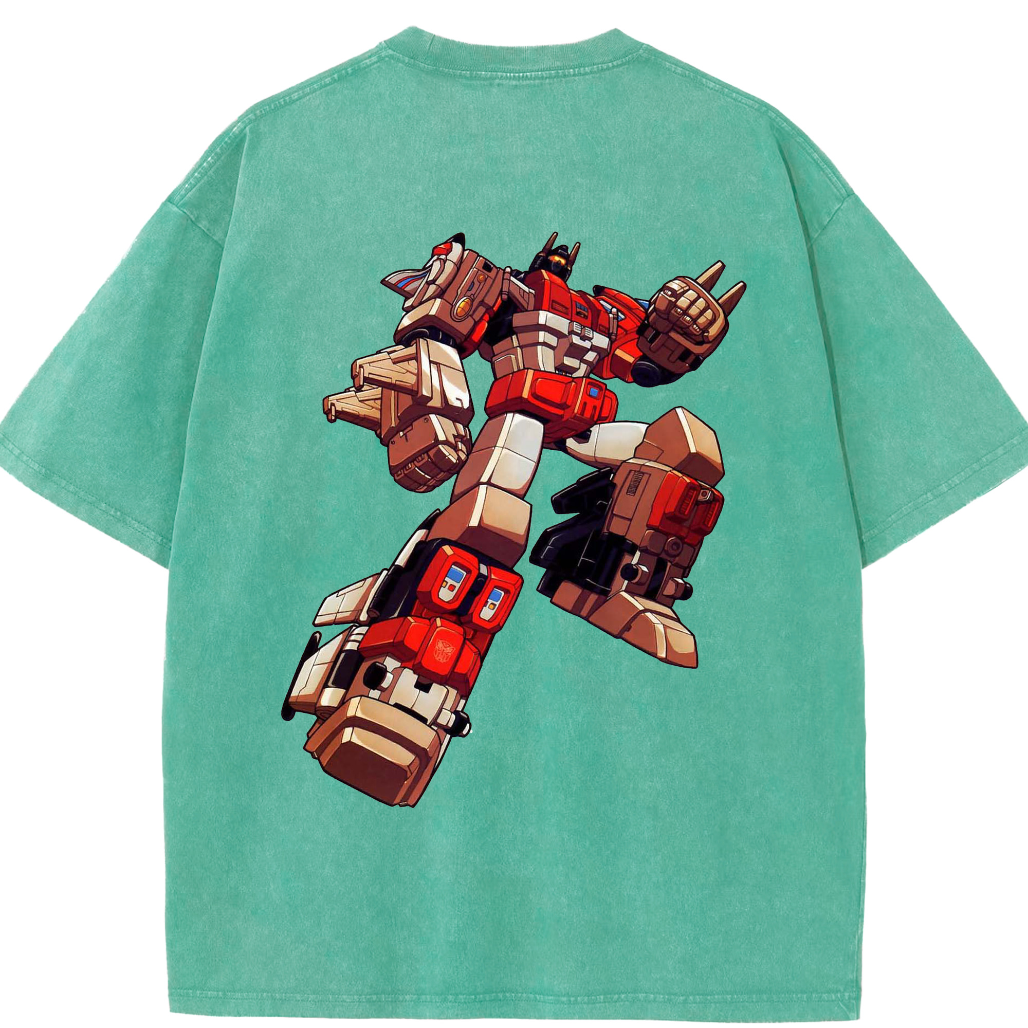（画像用）  綿100% ヴィンテージ風 半袖Tシャツ（背面プリント）